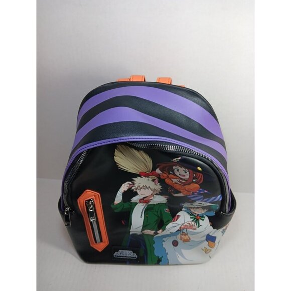 My Hero Academia Halloween Trio Mini Backpack Bioworld Deku Bakugo Ochako
